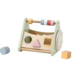 Triangolo attività montessori in legno - dai 18 mesi