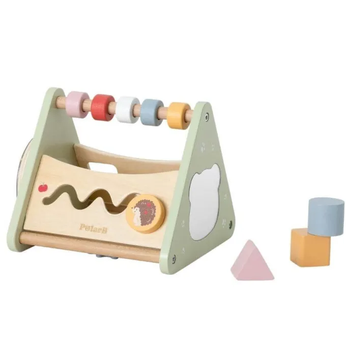 Triangolo attività montessori in legno - dai 18 mesi