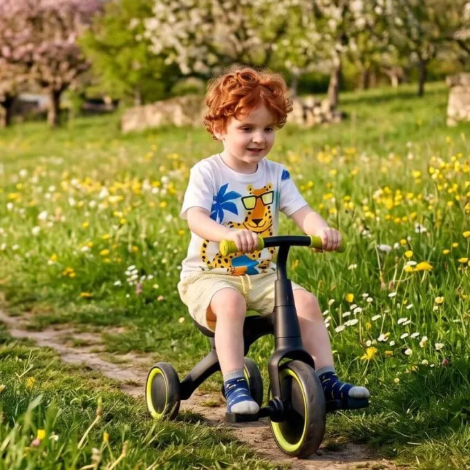 Triciclo 3 in 1 - pedali removibili borgione