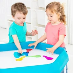 Tuff tray piano luminoso cambiacolore e supporto regolabile