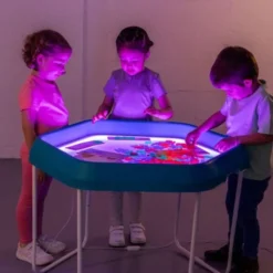 Tuff tray piano luminoso cambiacolore e supporto regolabile