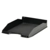 Vaschette portacorrispondenza nera in plast. ricicl. 10 pz