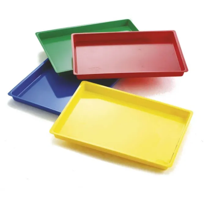 Vassoi salvabanco multiuso - 4 pezzi colorati